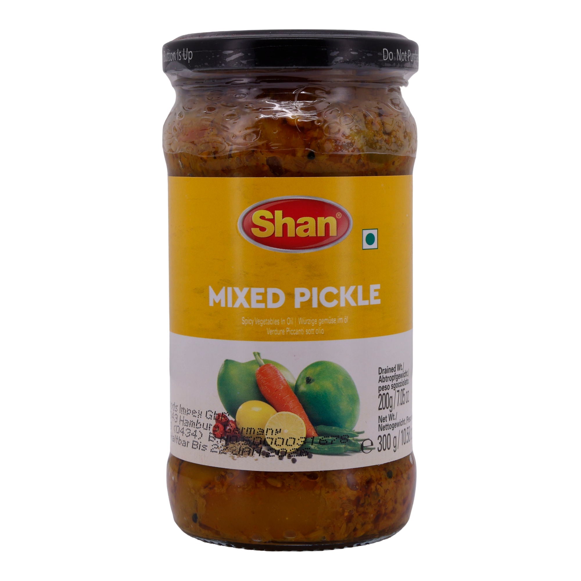 Mixed Pickle Shan | Würziges Gemüse | In Öl | 300 g - Taste Your World
